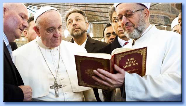 bergoglio in moschea