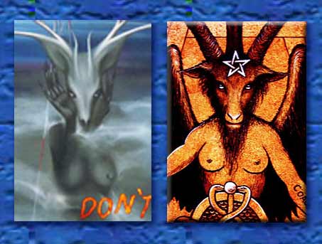 don't be afraid - baphomet