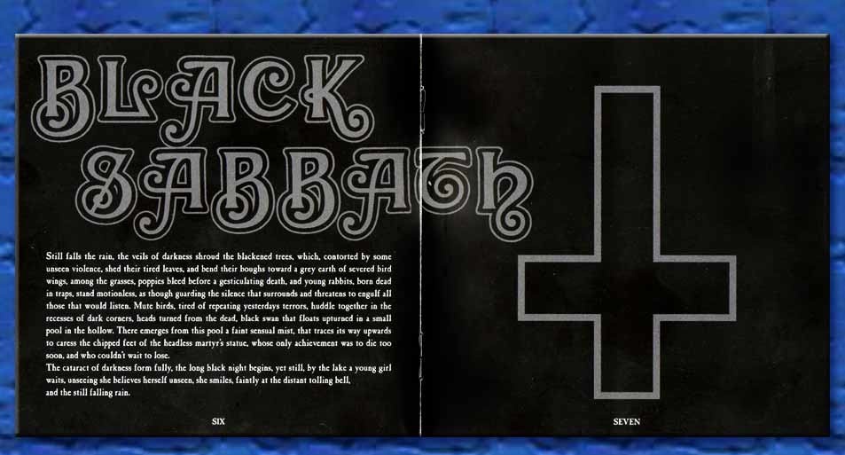 croce rovesciata su black sabbath