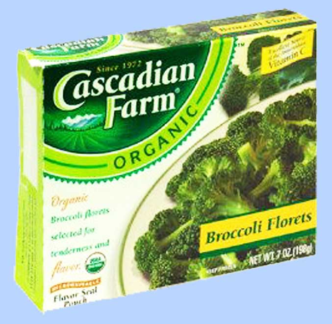 confezione broccoli cascadian farm