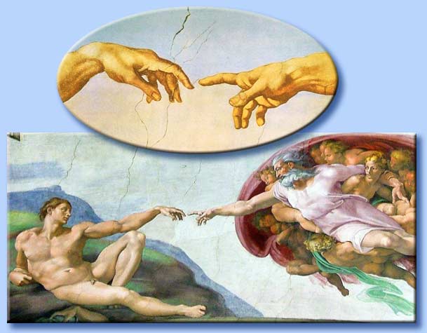 michelangelo - creazione di adamo