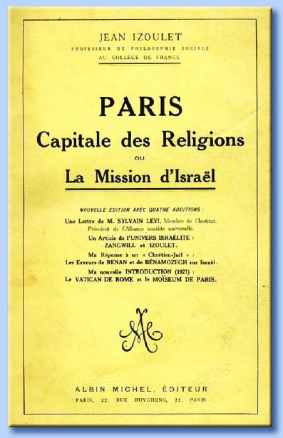 paris capitale des religions ou la mission d'israel