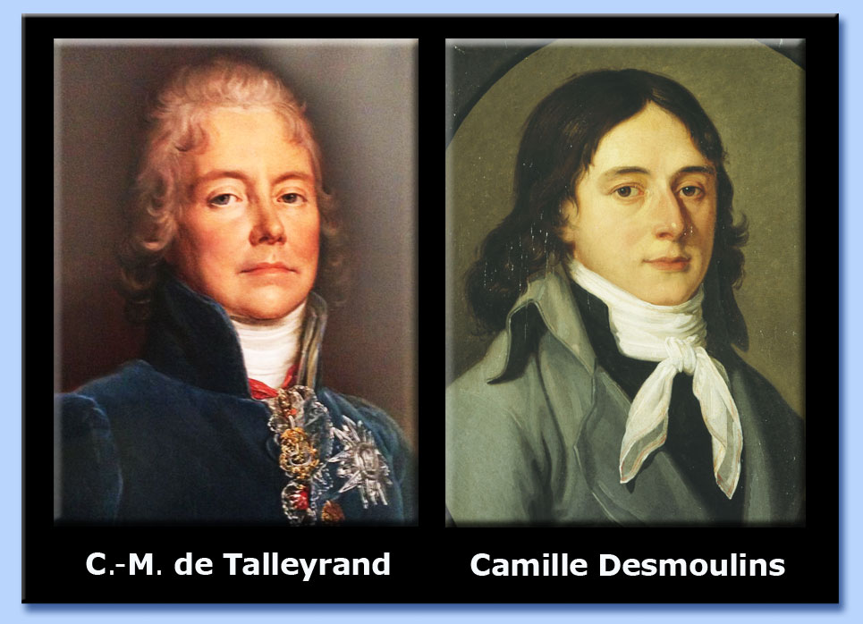 charles-maurice tayllerand - camille desmoulins