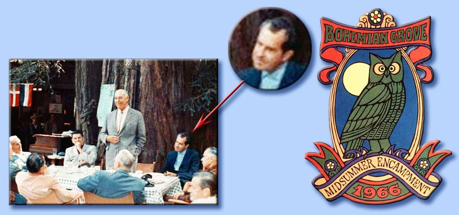 richard nixon - bohemian grove