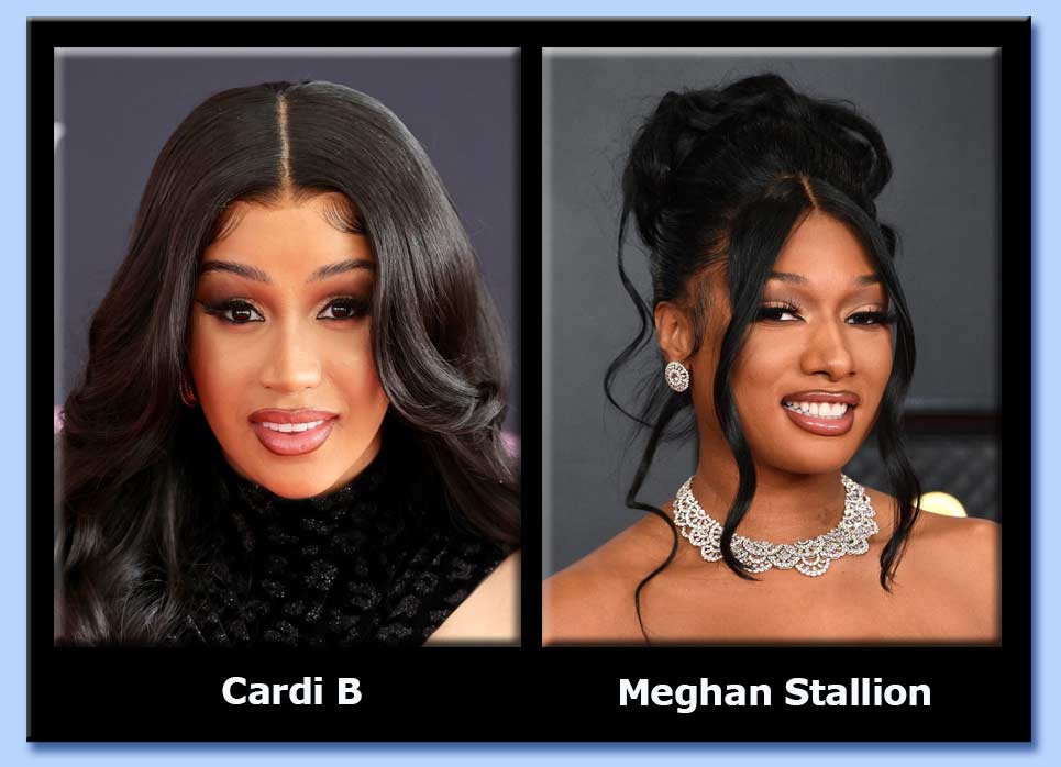 cardi b - meghan stallion