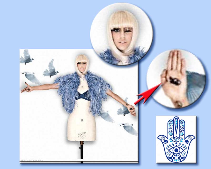 lady gaga - mano di fatima o hamsa