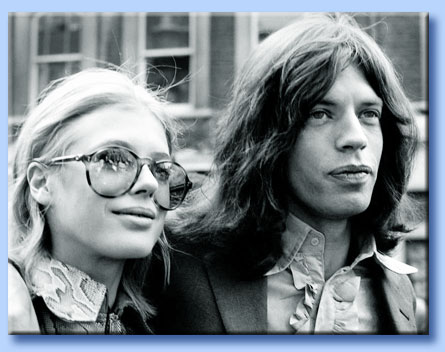 mick jagger - marianne faithfull