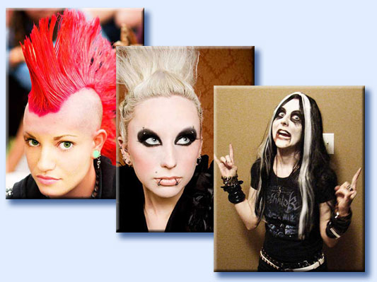 punk - gothic - black metal