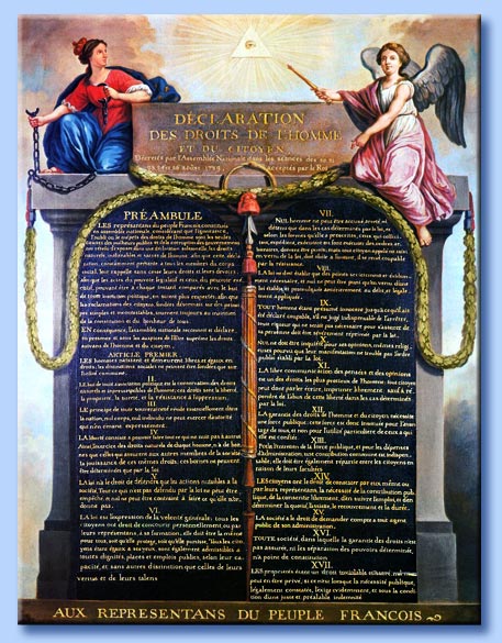 dichiarazione dei diritti dell'uomo e del cittadino del 1789