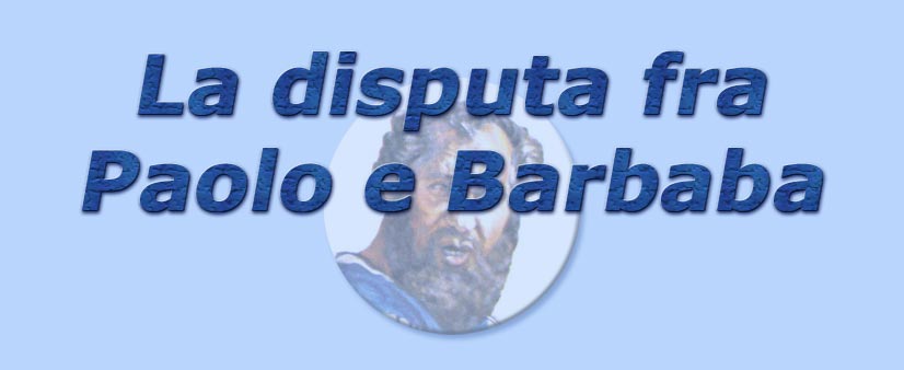 titolo la disputa fra paolo e barnaba